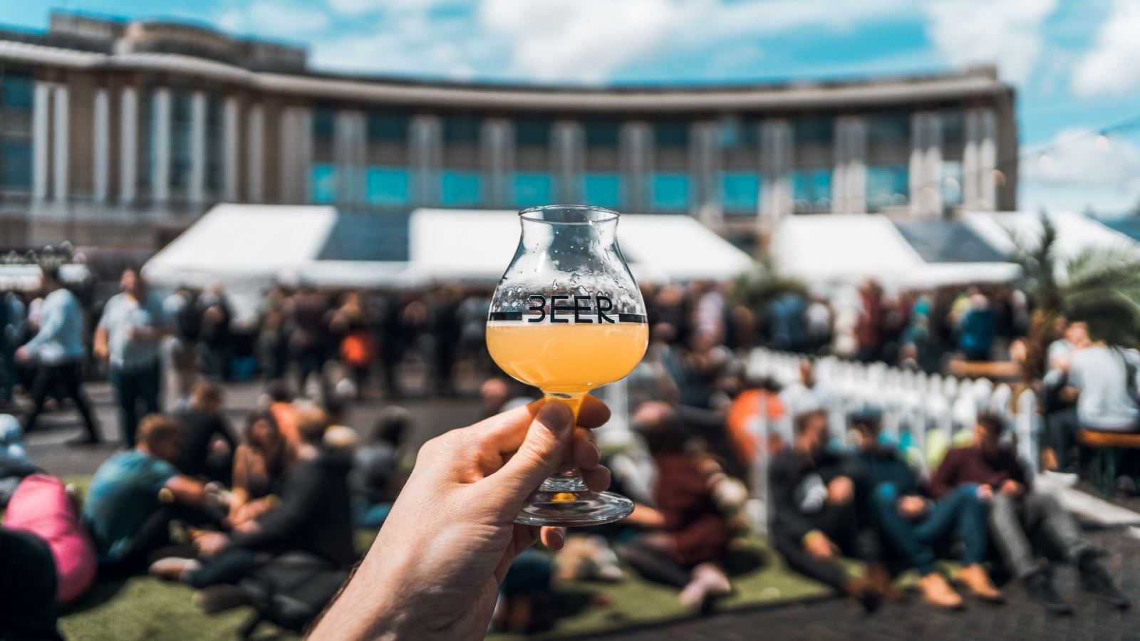 Bristol Craft Beer Festival on the harbourside